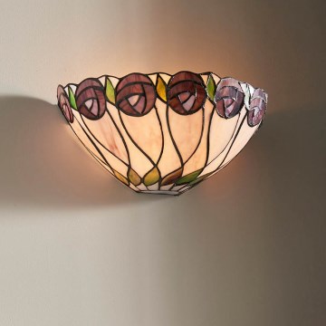 Endon 64178 - Wandleuchte Tiffany HUTCHINSON 1xE14/40W/230V