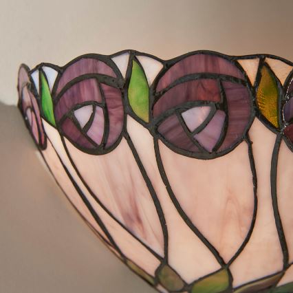 Endon 64178 - Wandleuchte Tiffany HUTCHINSON 1xE14/40W/230V