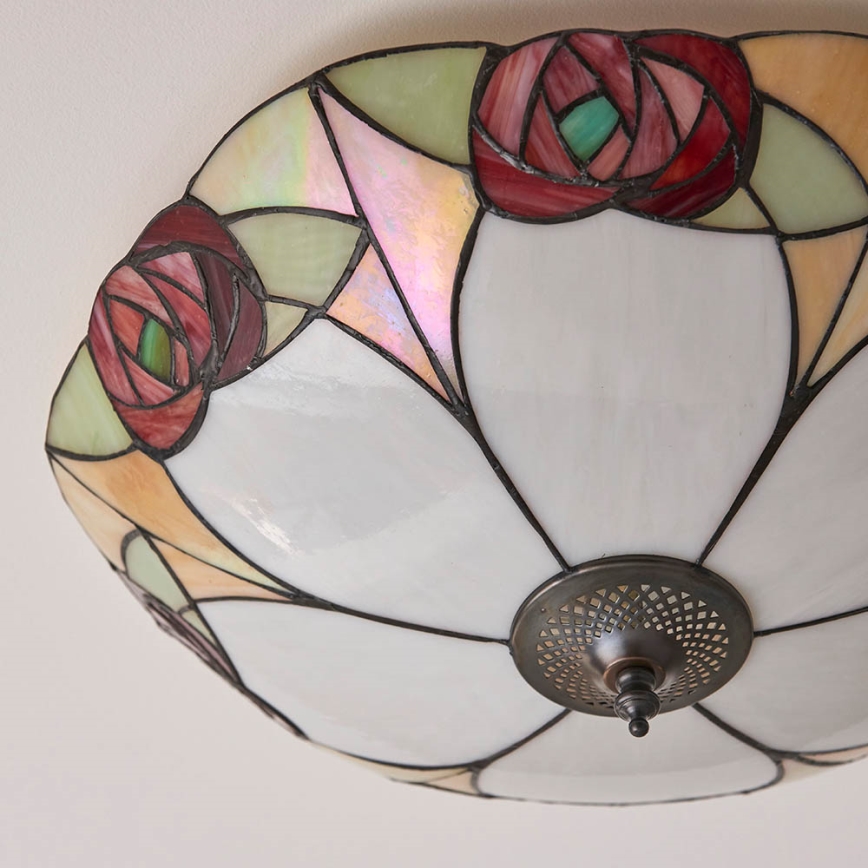 Endon 64182 - Plafoniera INGRAM 2xE27/60W/230V diametro 45 cm