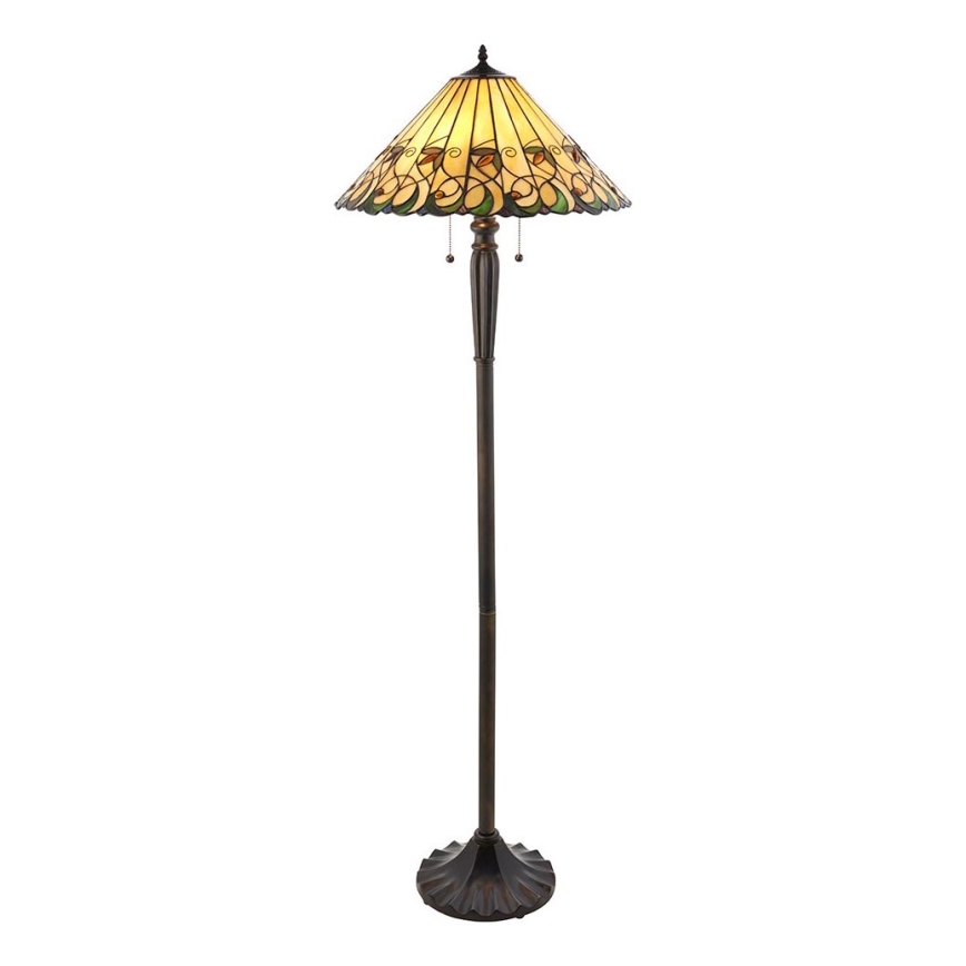 Endon 64192 - Lampadaire JAMELIA 2xE27/60W/230V Ø 50 cm