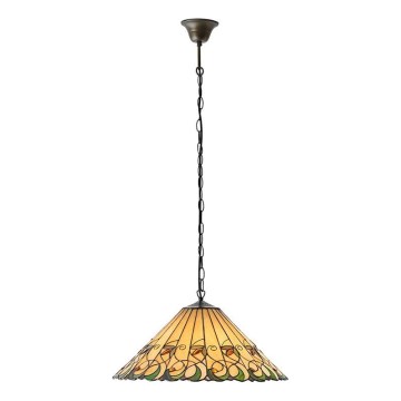 Endon 64194 - Lampadario a catena Tiffany JAMELIA 3xE27/60W/230V Ø 50 cm