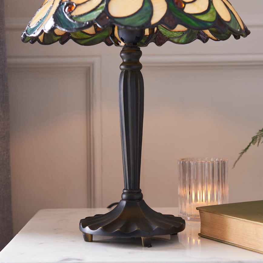 Endon 64195 - Lampada da tavolo Tiffany JAMELIA 1xE27/60W/230V Ø 31 cm
