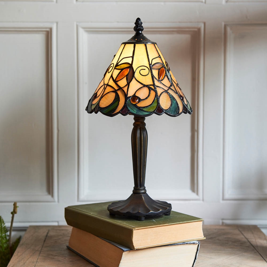 Endon 64196 - Lampada da tavolo Tiffany JAMELIA 1xE14/40W/230V Ø 20 cm