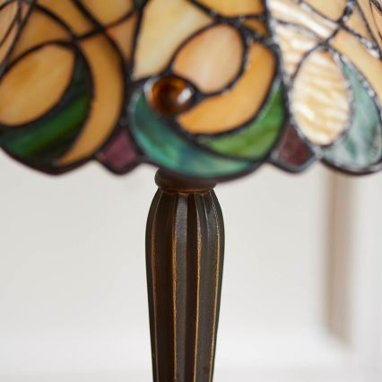 Endon 64196 - Lampada da tavolo Tiffany JAMELIA 1xE14/40W/230V Ø 20 cm