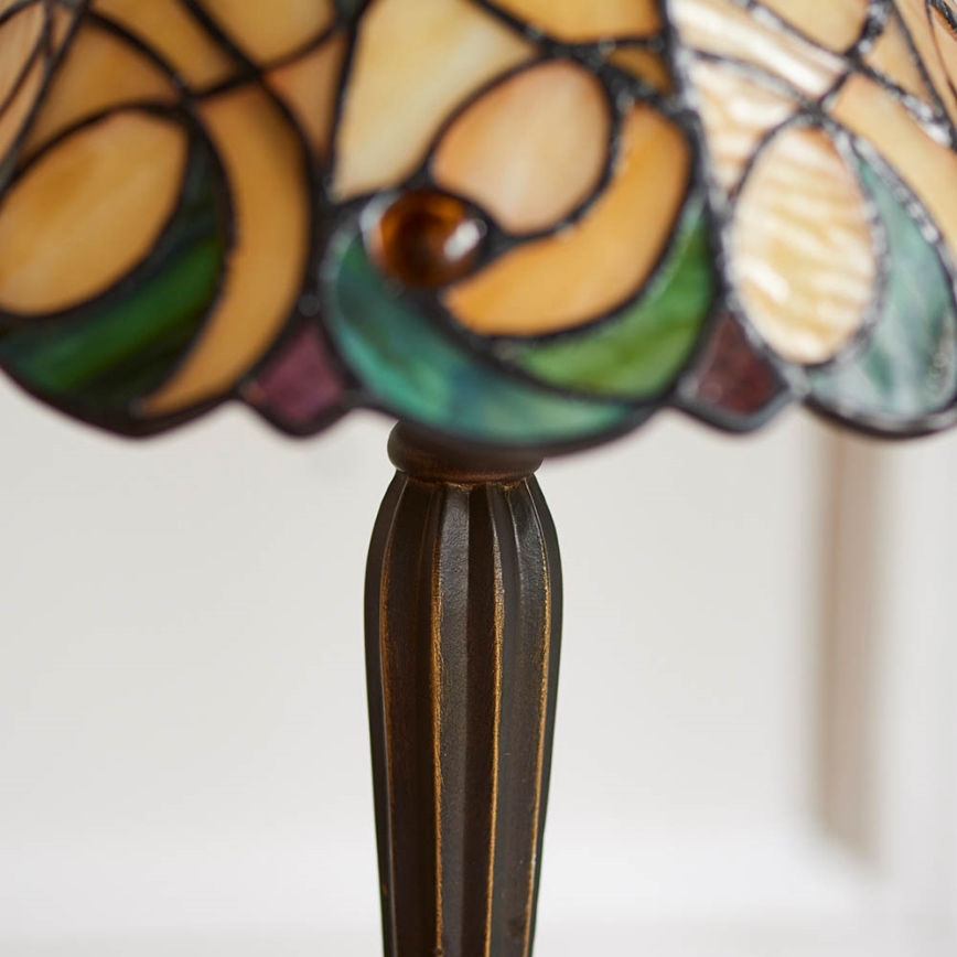 Endon 64196 - Lampada da tavolo Tiffany JAMELIA 1xE14/40W/230V Ø 20 cm