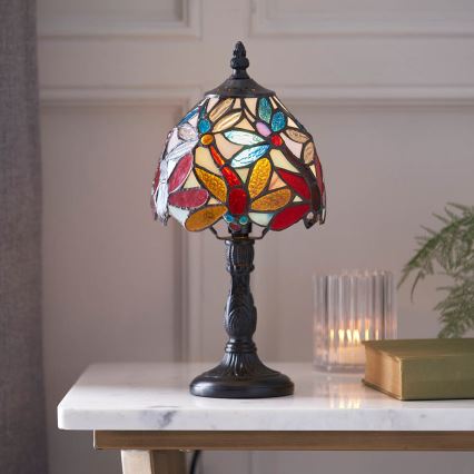 Endon 64246 - Lampada da tavolo Tiffany LORETTE 1xE14/40W/230V Ø 15 cm
