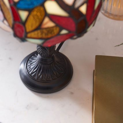 Endon 64246 - Lampada da tavolo Tiffany LORETTE 1xE14/40W/230V Ø 15 cm