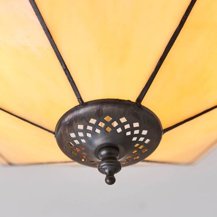 Endon 64284 - Plafoniera Tiffany NEVADA 2xE27/60W/230V Ø 40 cm