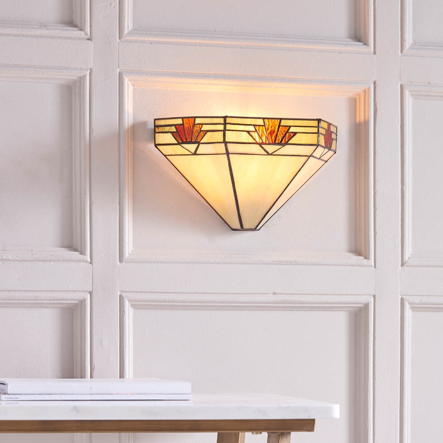 Endon 64288 - Applique da parete Tiffany NEVADA 1xE14/40W/230V