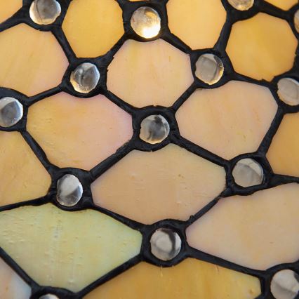 Endon 64301 - Lampe de table Tiffany PEARL 1xE27/60W/230V Ø 37 cm