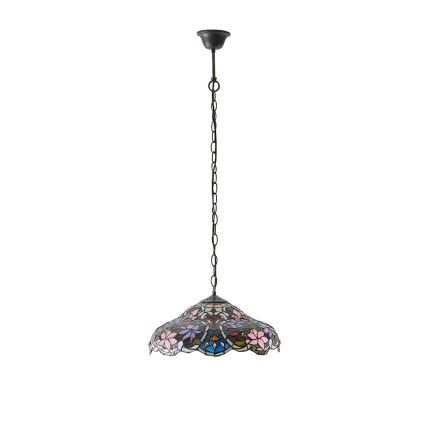 Endon 64325 - Lampadario a catena SULLIVAN 1xE27/60W/230V Ø 40 cm