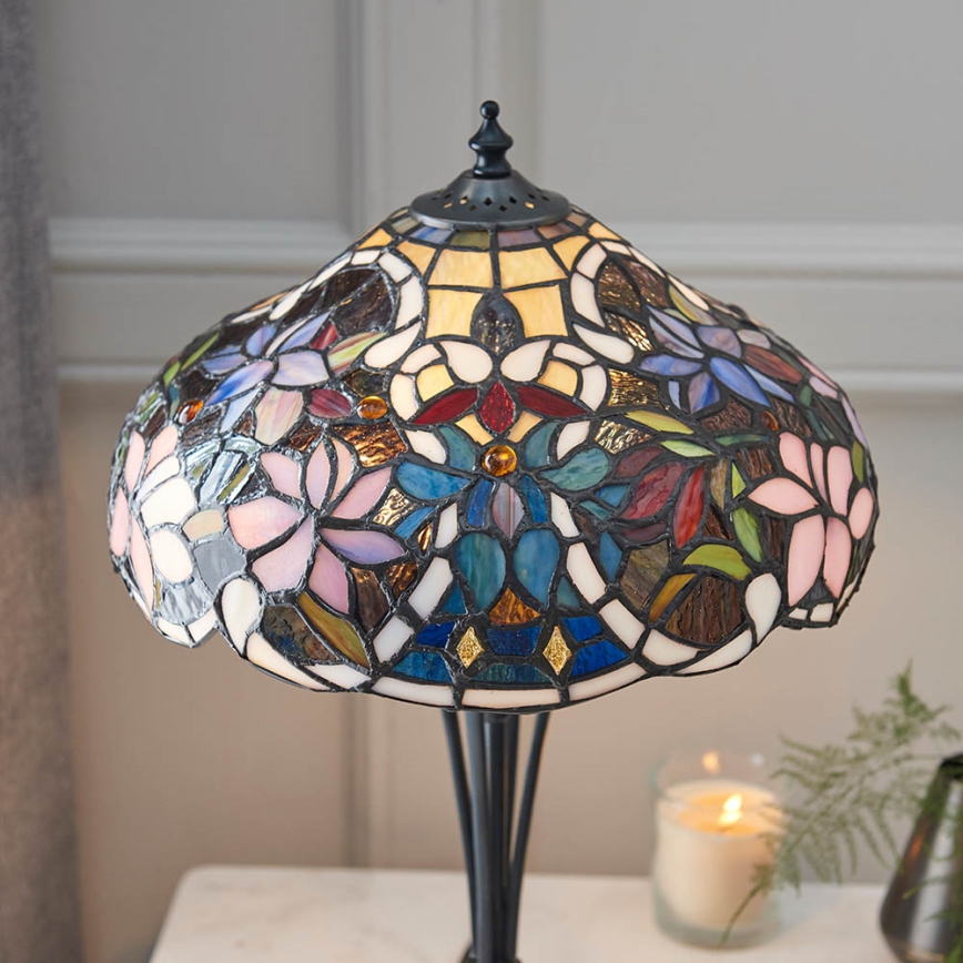 Endon 64327 - Lampada da tavolo SULLIVAN 2xE14/40W/230V diametro 30 cm