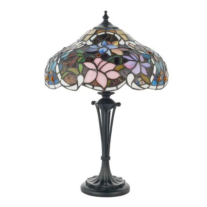 Endon 64327 - Lampada da tavolo Tiffany SULLIVAN 2xE14/40W/230V Ø 30 cm