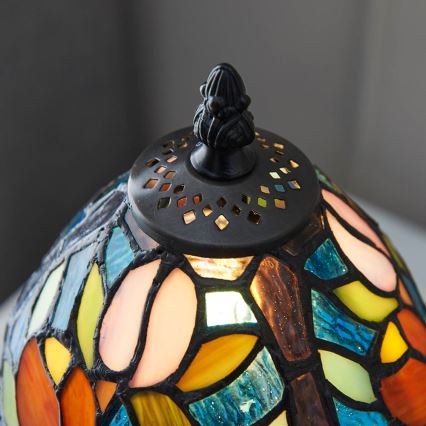Endon 64331 - Lampe de table Tiffany SYLVETTE 1xE14/40W/230V Ø 15 cm