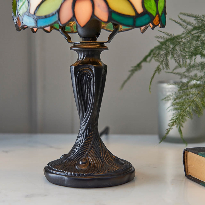 Endon 64331 - Tischleuchte Tiffany SYLVETTE 1xE14/40W/230V Ø 15 cm