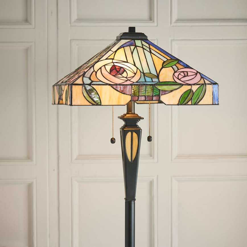 Endon 64383 - Lampadaire WILLIOW 2xE27/60W/230V Ø 42,5 cm