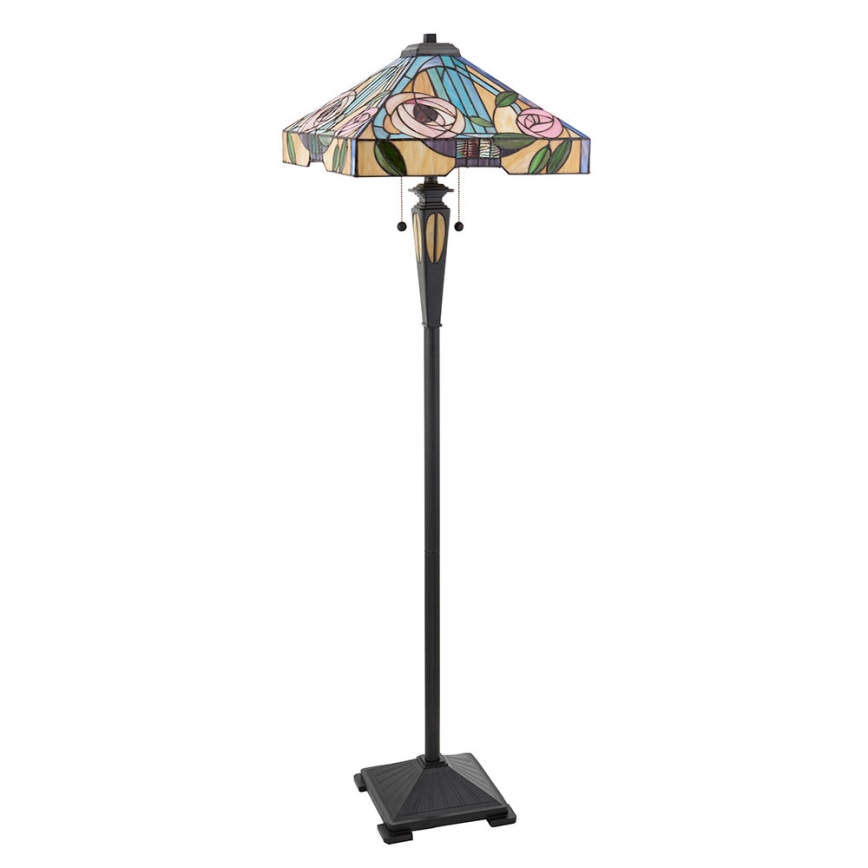 Endon 64383 - Stehlampe WILLIOW 2xE27/60W/230V Ø 42,5 cm