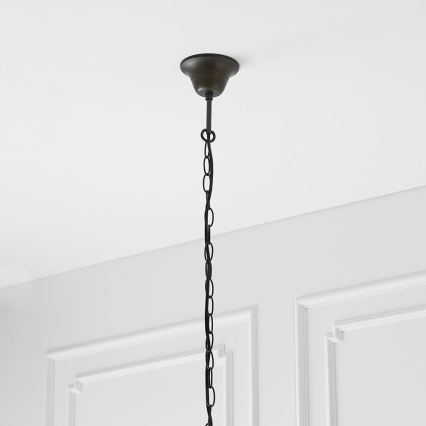 Endon 66148 - Lampadario a catena Tiffany DRAGONFLY 3xE27/60W/230V Ø 50 cm