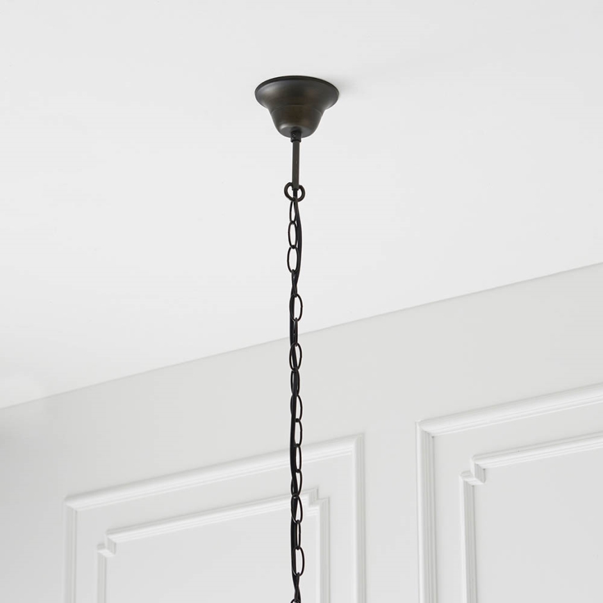 Endon 66148 - Pendelleuchte mit Kette Tiffany DRAGONFLY, 3× E27/60 W/230 V, Ø 50 cm