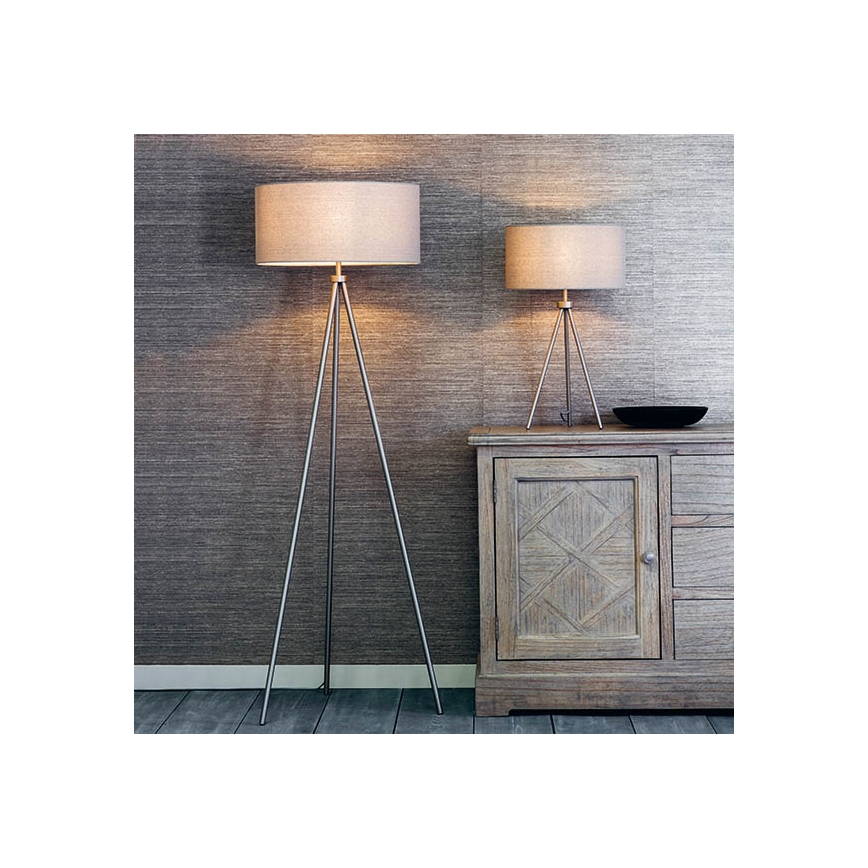 Endon 66986 - Lampe de table TRI 1xE27/40W/230V laiton/beige