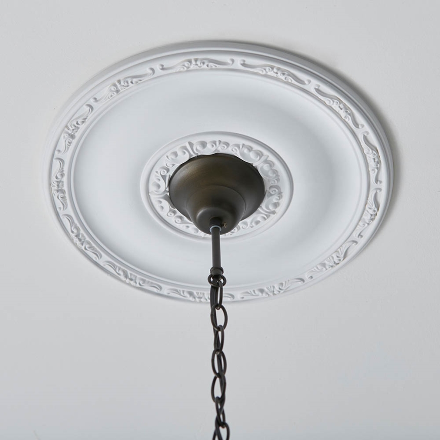 Endon 67044 - Lampadario a sospensione con catena FARGO 1xE14/40W/230V diametro 25,5 cm