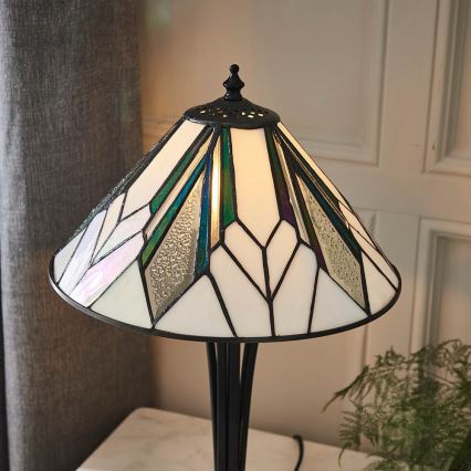 Endon 70365 - Tiffany-Tischleuchte ASTORIA 1x E14/40W/230V, Ø 30 cm