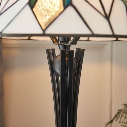 Endon 70365 - Tiffany-Tischleuchte ASTORIA 1x E14/40W/230V, Ø 30 cm