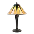 Endon 70367 - Lampada da tavolo Tiffany DARK STAR 1xE14/40W/230V Ø 30 cm