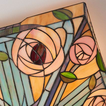 Endon 70698 - Deckenleuchte Tiffany WILLOW 2xE27/60W/230V