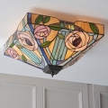 Endon 70698 - Lampada da soffitto Tiffany WILLOW 2xE27/60W/230V