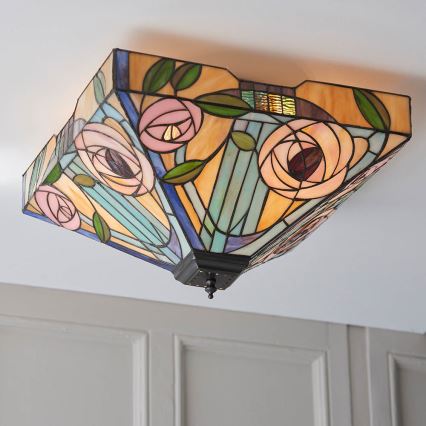 Endon 70698 - Plafoniera WILLOW 2xE27/60W/230V