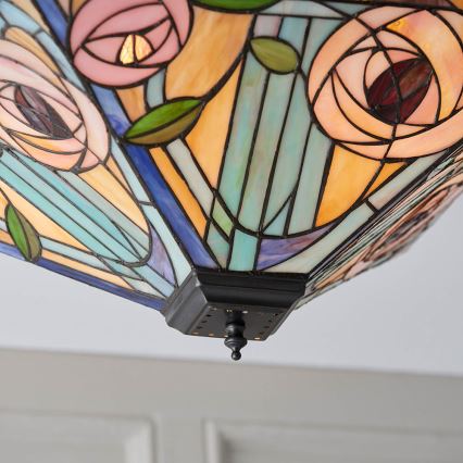 Endon 70698 - Plafoniera WILLOW 2xE27/60W/230V