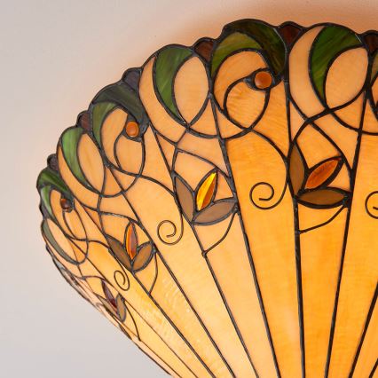 Endon 70706 - Plafoniera JAMELIA 2xE27/60W/230V diametro 50 cm