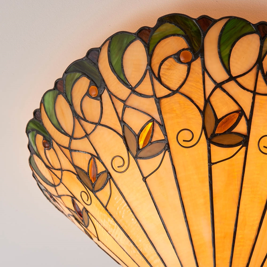 Endon 70706 - Plafonnier JAMELIA 2xE27/60W/230V d. 50 cm