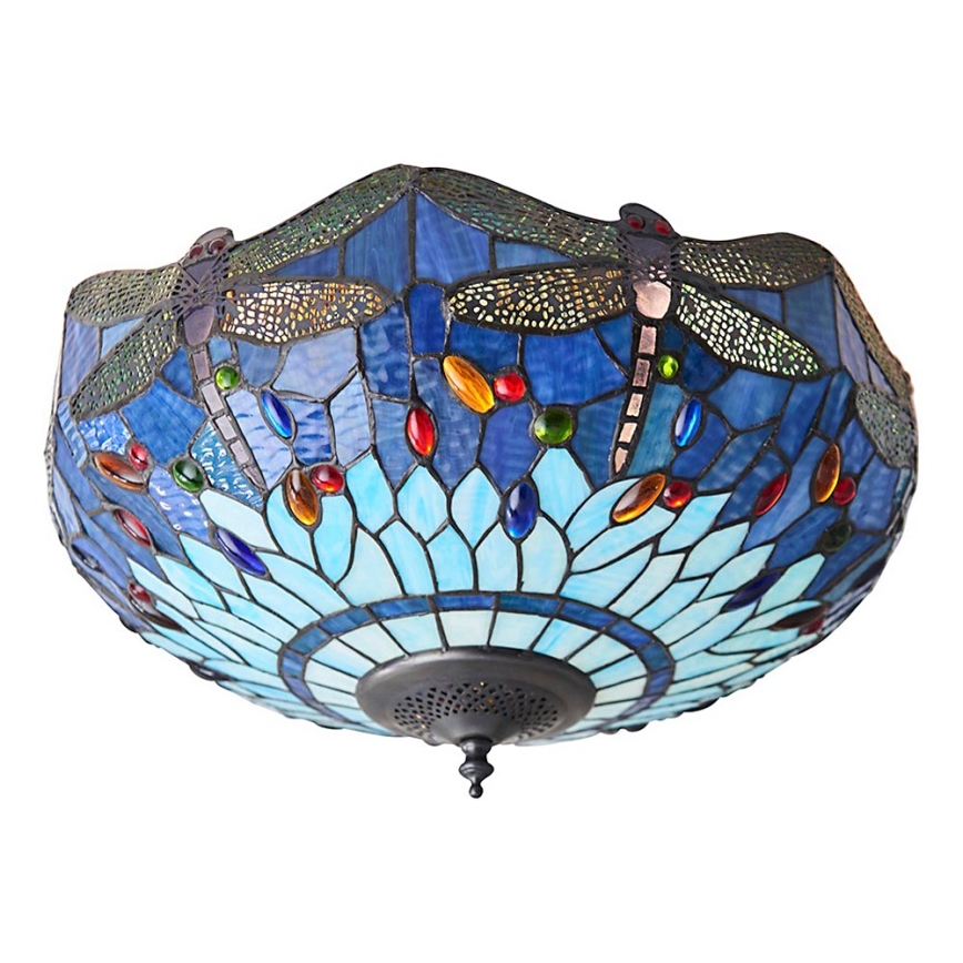 Endon 70722 - Plafoniera LIBELLULA 2xE27/60W/230V diametro 41 cm
