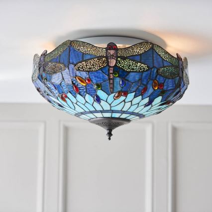 Endon 70722 - Plafoniera LIBELLULA 2xE27/60W/230V diametro 41 cm