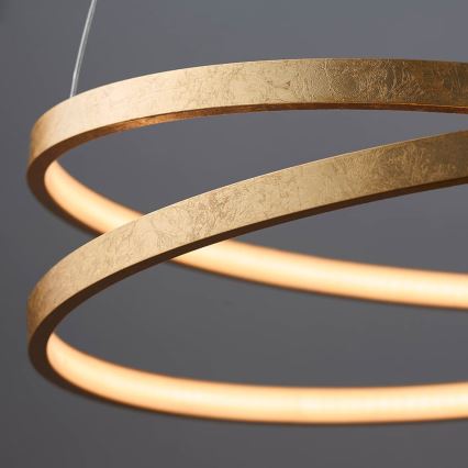 Endon 72479 - Lampadario LED a sospensione con filo SCRIBBLE LED/31,5W/230V 3000K oro