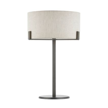 Endon 72631 - Tischleuchte HAYFIELD 1xE27/40W/230V bronze/grau