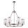 Endon 74128 - Lampadario a sospensione con catena EASTON 6xE14/6W/230V cromo lucido