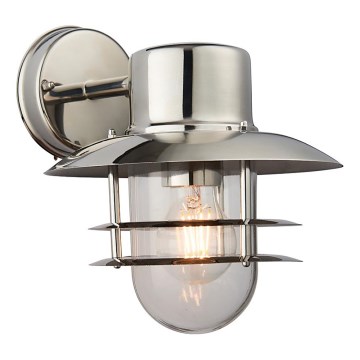 Endon 74703 - Applique murale extérieure JENSON 1xE27/40W/230V IP44 chrome brillant