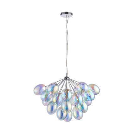 Endon 76450 - Suspension sur câble INFINITY 6xG9/28W/230V multicolore