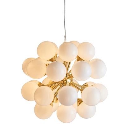 Endon 76499 - Lampadario sospeso su cavo OSCAR 28xG9/18W/230V oro