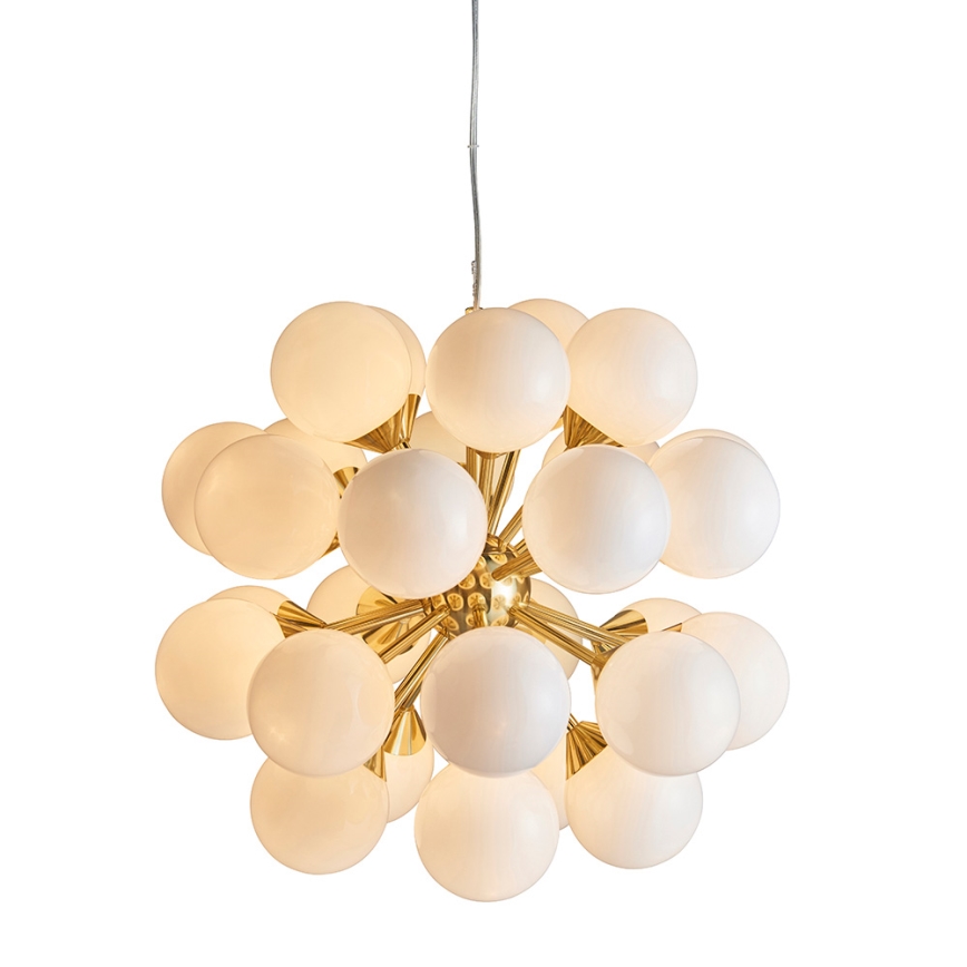 Endon 76499 - Lampadario sospeso su cavo OSCAR 28xG9/18W/230V oro
