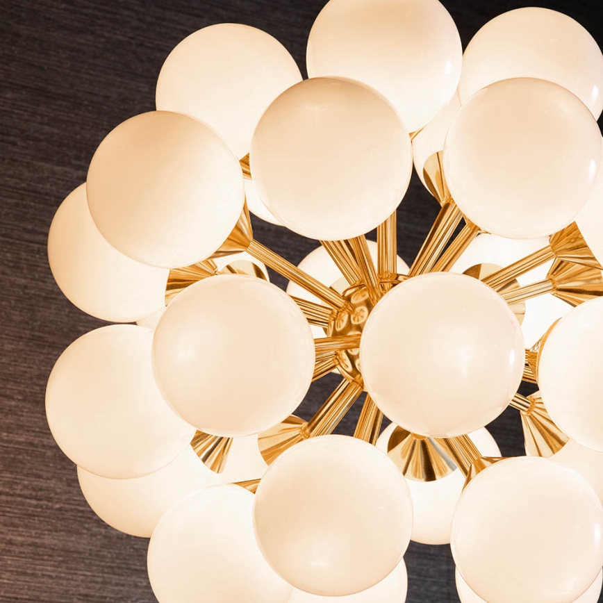 Endon 76499 - Lampadario sospeso su cavo OSCAR 28xG9/18W/230V oro