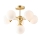 Endon 76501 - Lustre sur tige OSCAR 6xG9/5W/230V doré