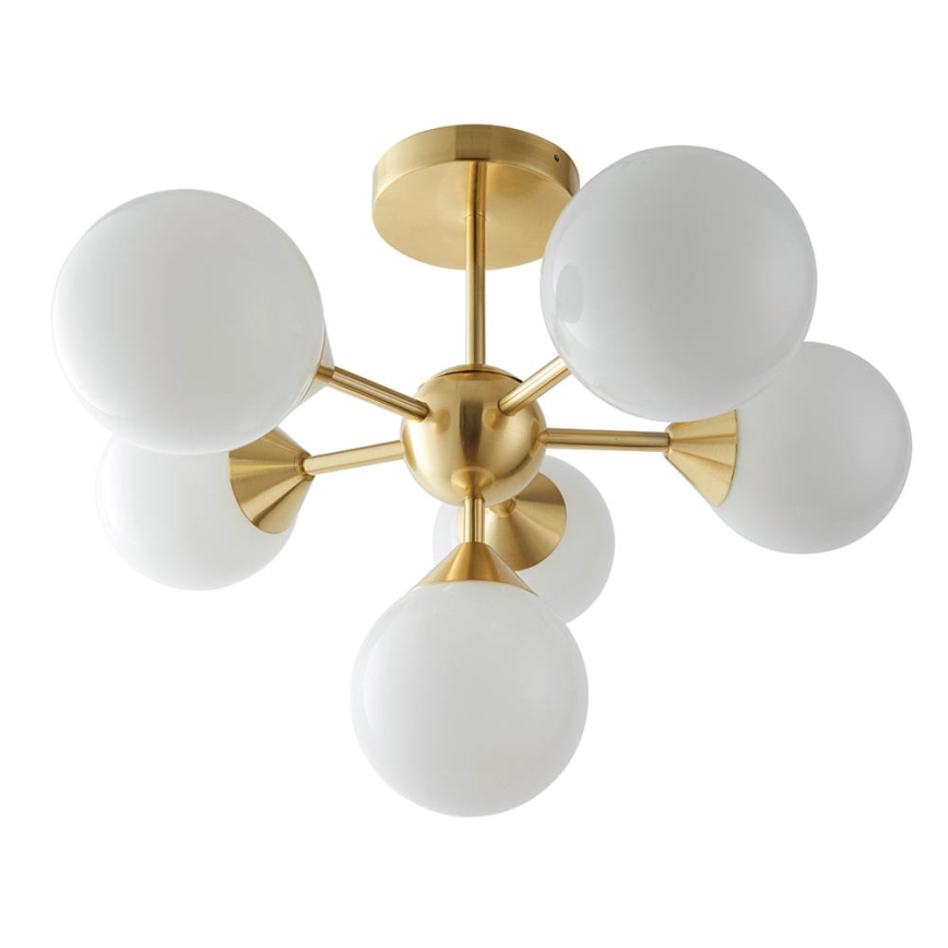 Endon 76501 - Lustre sur tige OSCAR 6xG9/5W/230V doré