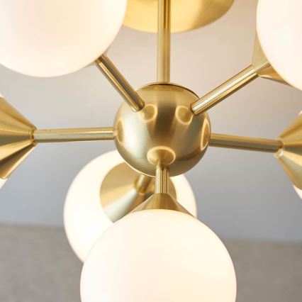 Endon 76501 - Lustre sur tige OSCAR 6xG9/5W/230V doré