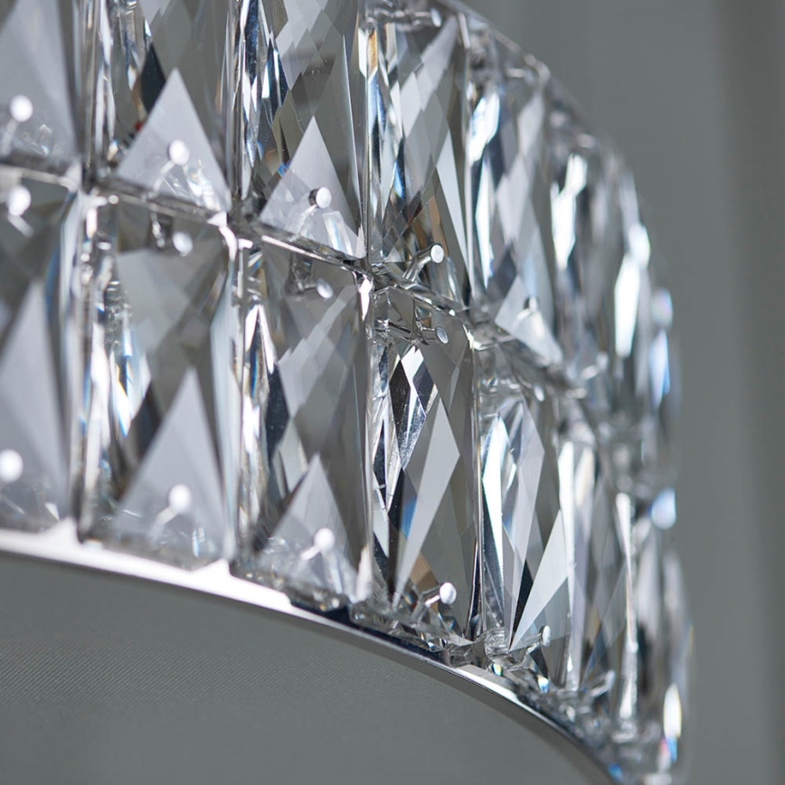 Endon 76513 - LED-Hängeleuchte an Drahtseil VERINA 5xLED/5W/230V glänzender Chrom