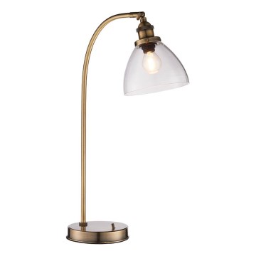 Endon 77859 - Lampada da tavolo HANSEN 1xE14/40W/230V ottone