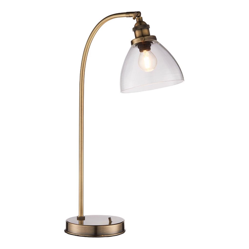 Endon 77859 - Lampada da tavolo HANSEN 1xE14/40W/230V ottone